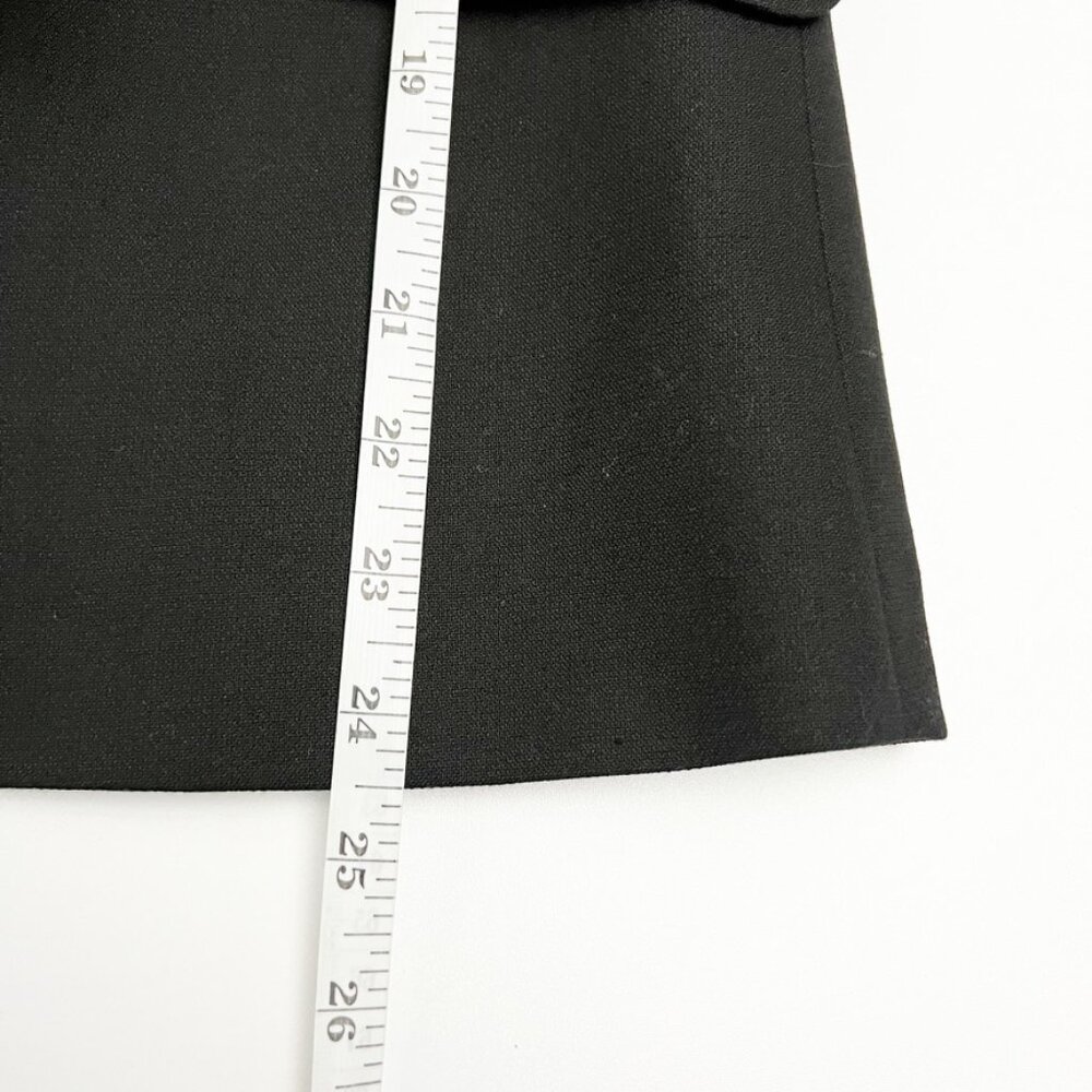 Mos Mosh Blake Celeb Blazer Womens EU 38 | US 6/8 Black Rib Knit Striped Cuffs - Picture 11 of 15